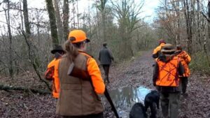 Chasseresses en forêt